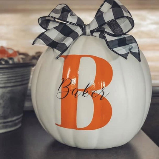 Personalized Pumpkins