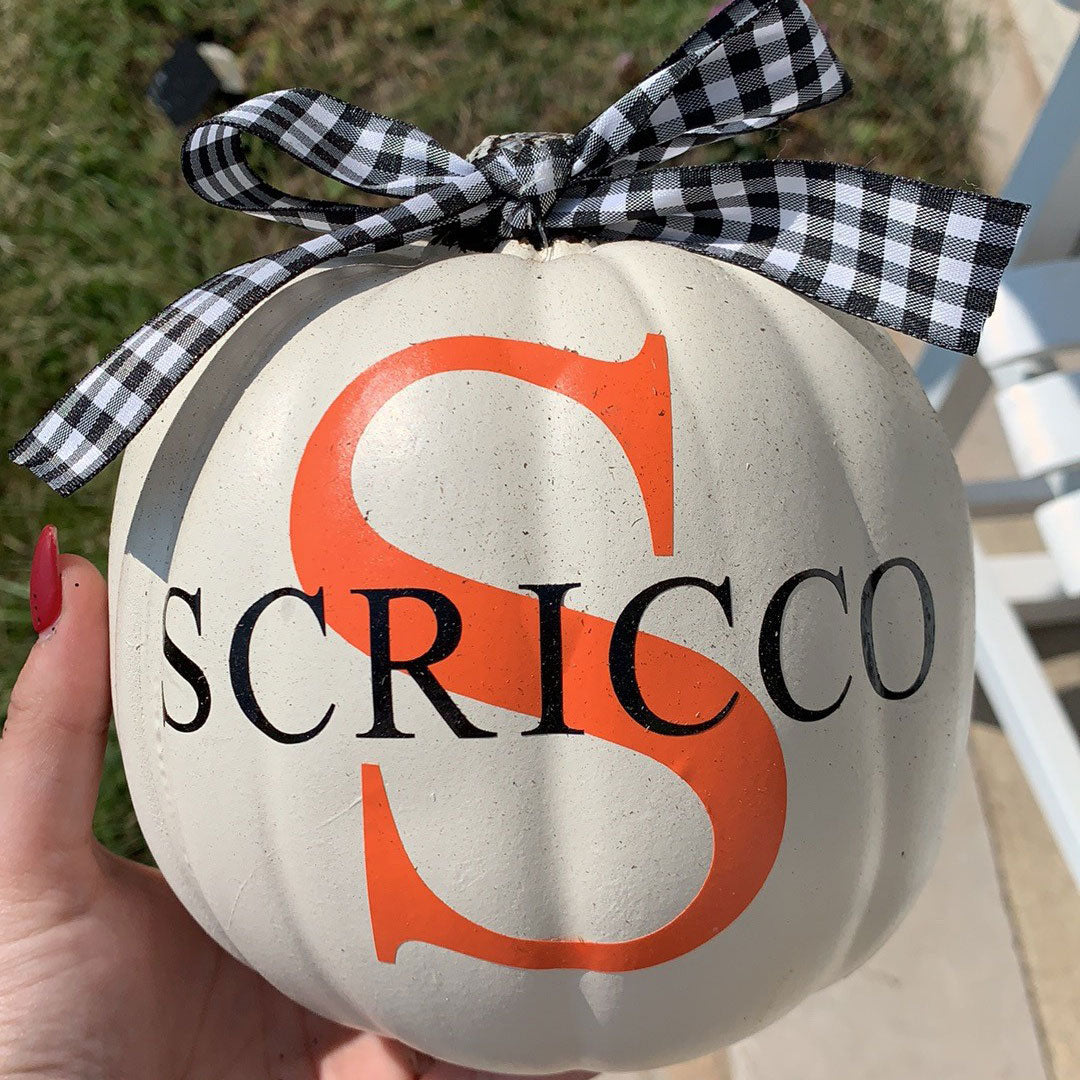 Personalized Pumpkins