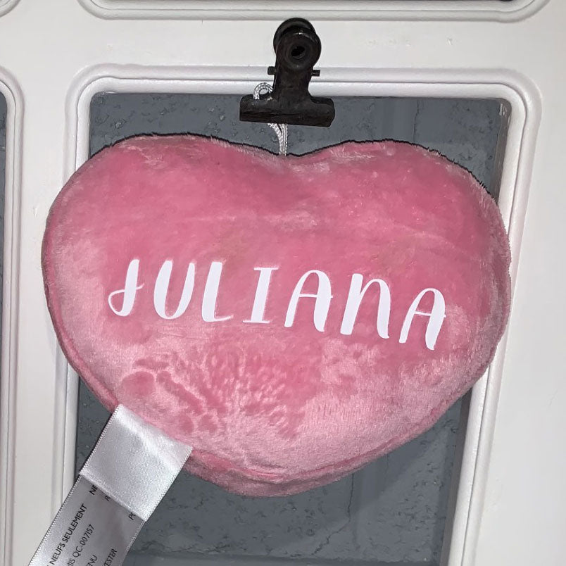 Personalized Heart Keychains